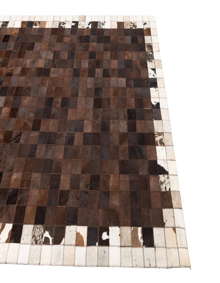Detail image of 5' x 8' Cowhide Leather Rug