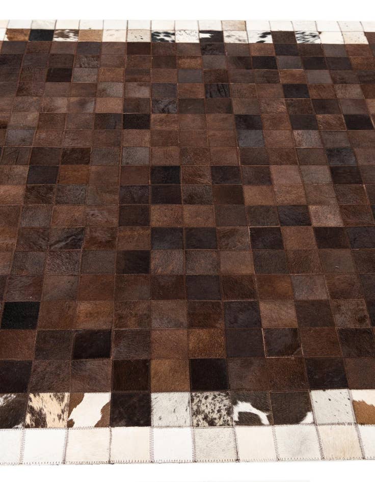 Detail image of 5' x 8' Cowhide Leather Rug