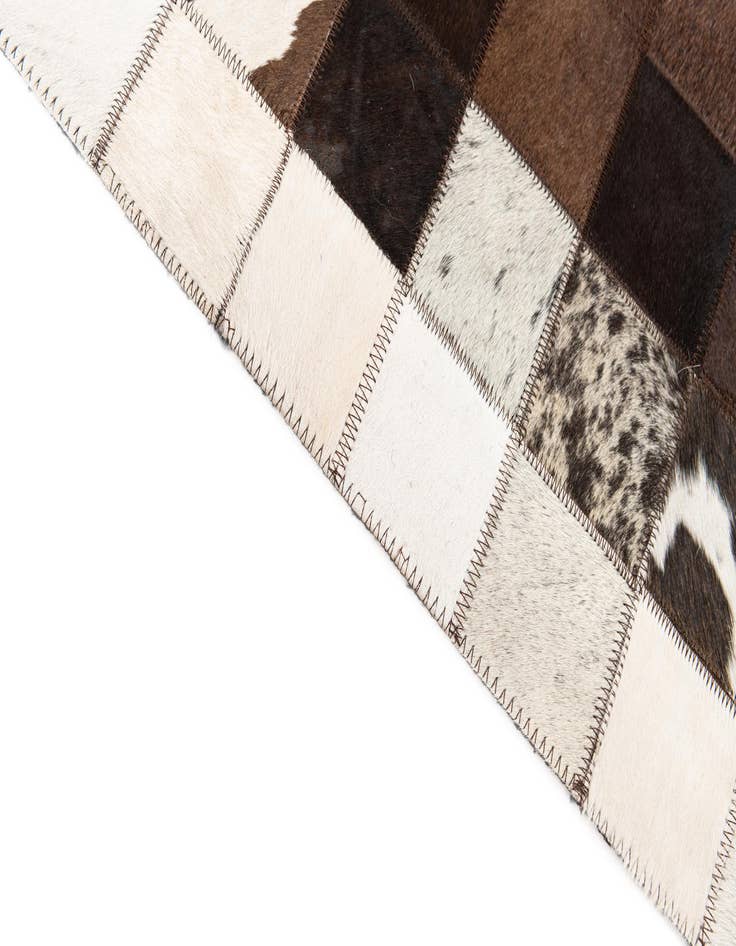 Detail image of 5' x 8' Cowhide Leather Rug