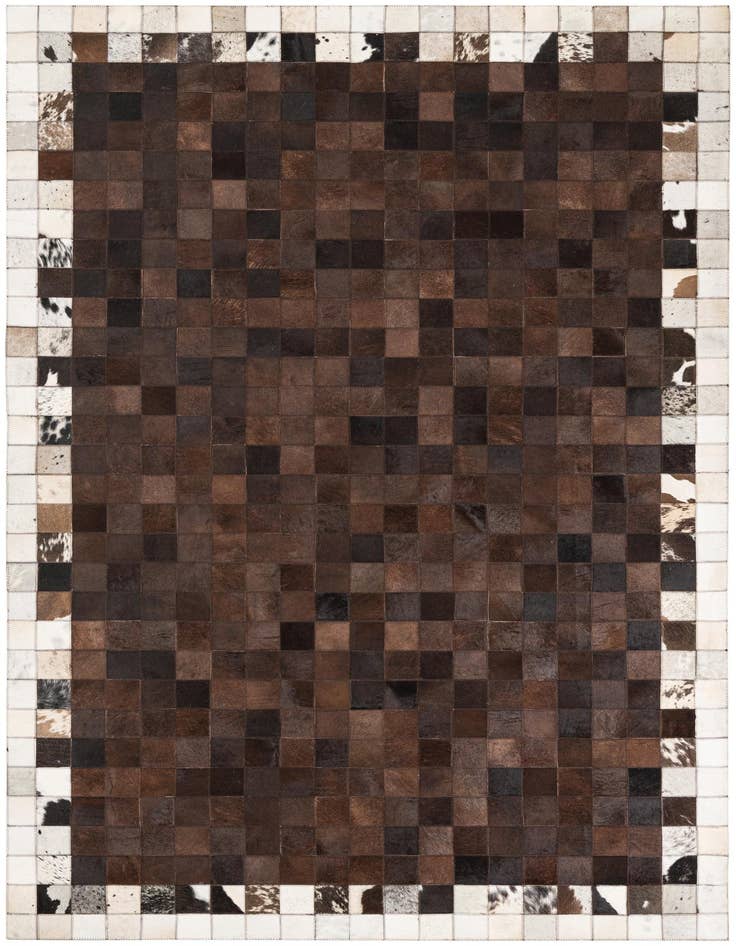 Detail image of 5' x 8' Cowhide Leather Rug