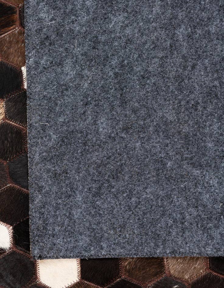 Detail image of 5' x 7' 9 Cowhide Leather Rug