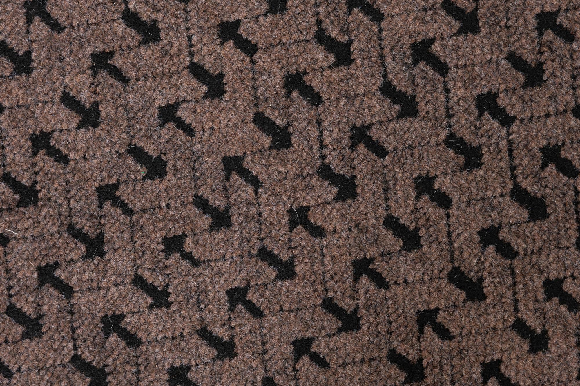 5' x 8' Cowhide Leather Rug