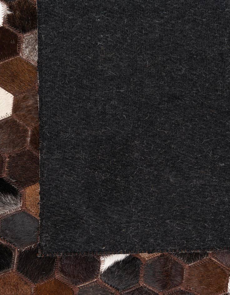 Detail image of 5' x 8' 1 Cowhide Leather Rug