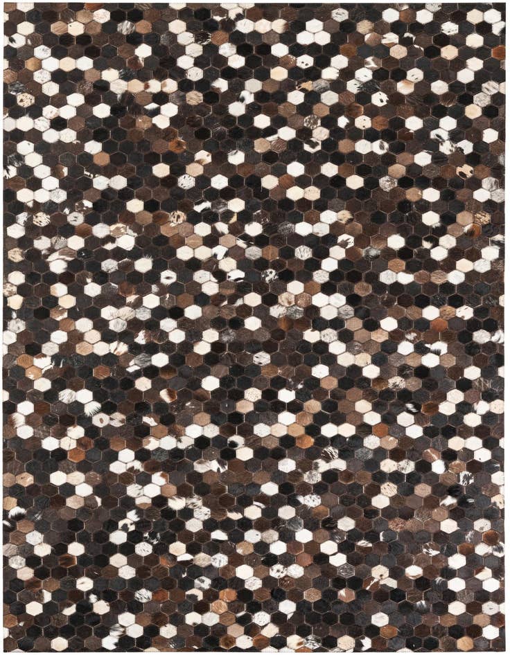 Detail image of 5' x 8' Cowhide Leather Rug
