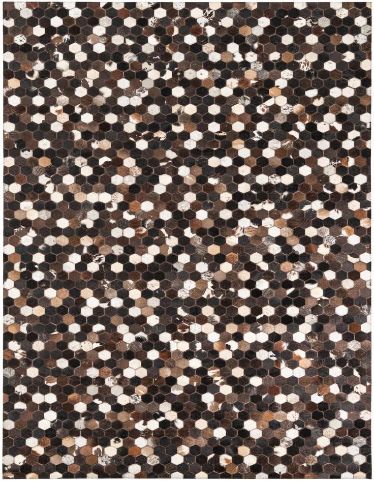 Detail image of 5' x 8' Cowhide Leather Rug