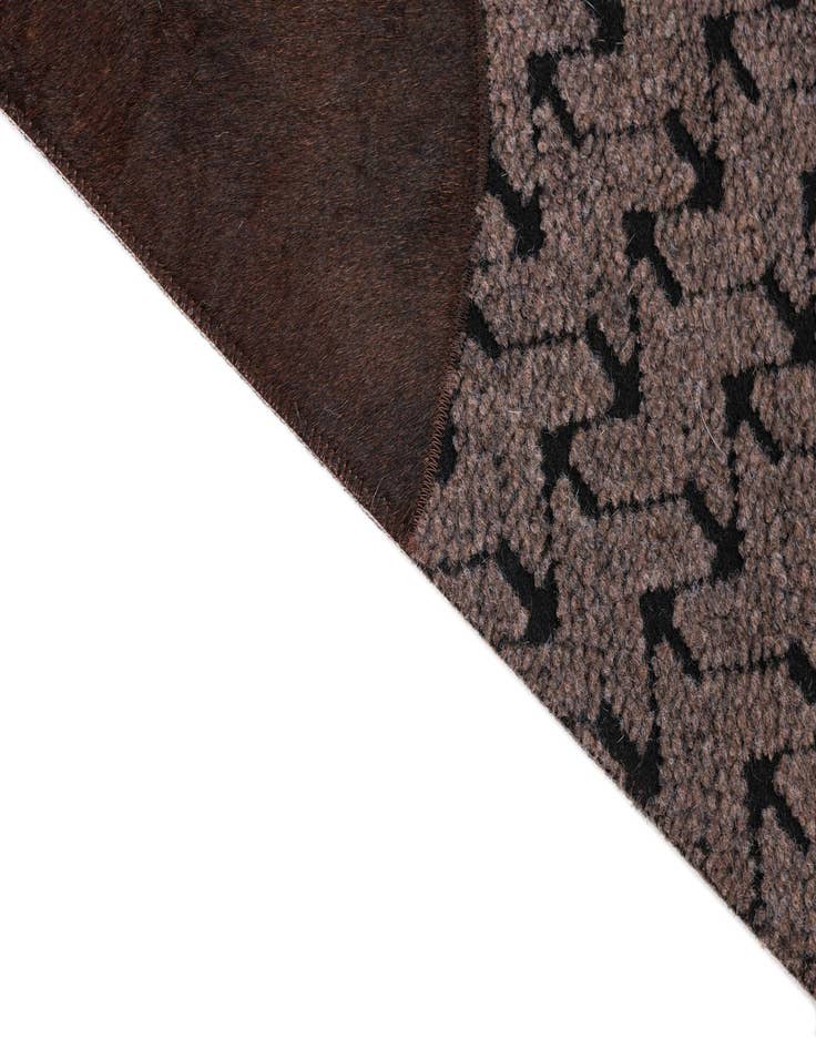 Detail image of 5' x 8' Cowhide Leather Rug