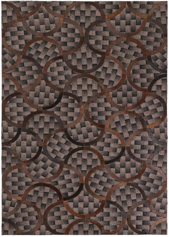 5' x 8' Cowhide Leather Rug