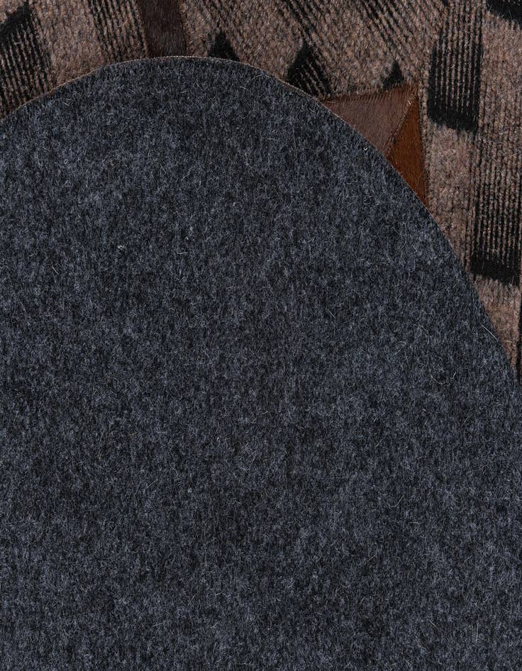 Detail image of 5' x 8' Cowhide Leather Rug