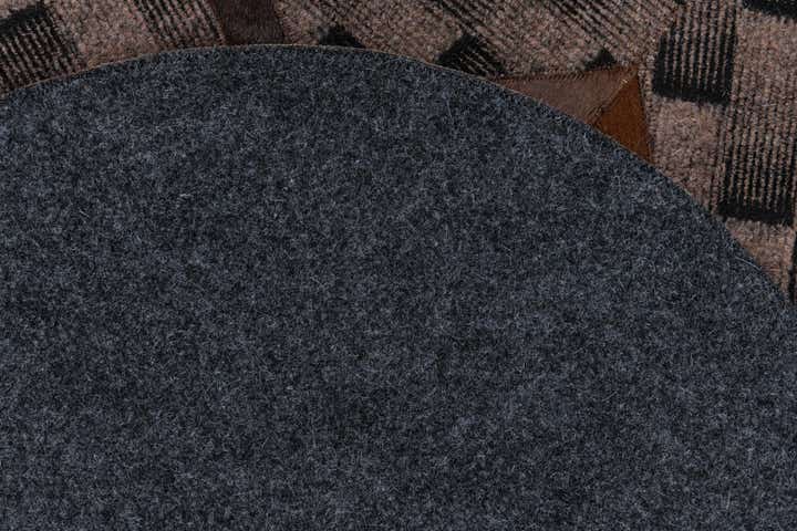 5' x 8' Cowhide Leather Rug