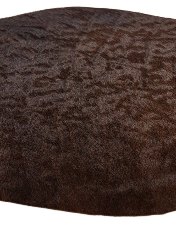 Detail image of 1' 8 x 2' 7 Cowhide Leather Rug