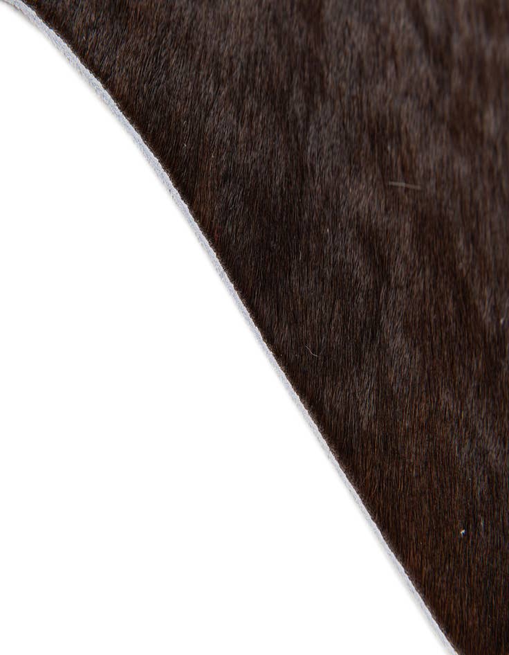 Detail image of 1' 8 x 2' 7 Cowhide Leather Rug