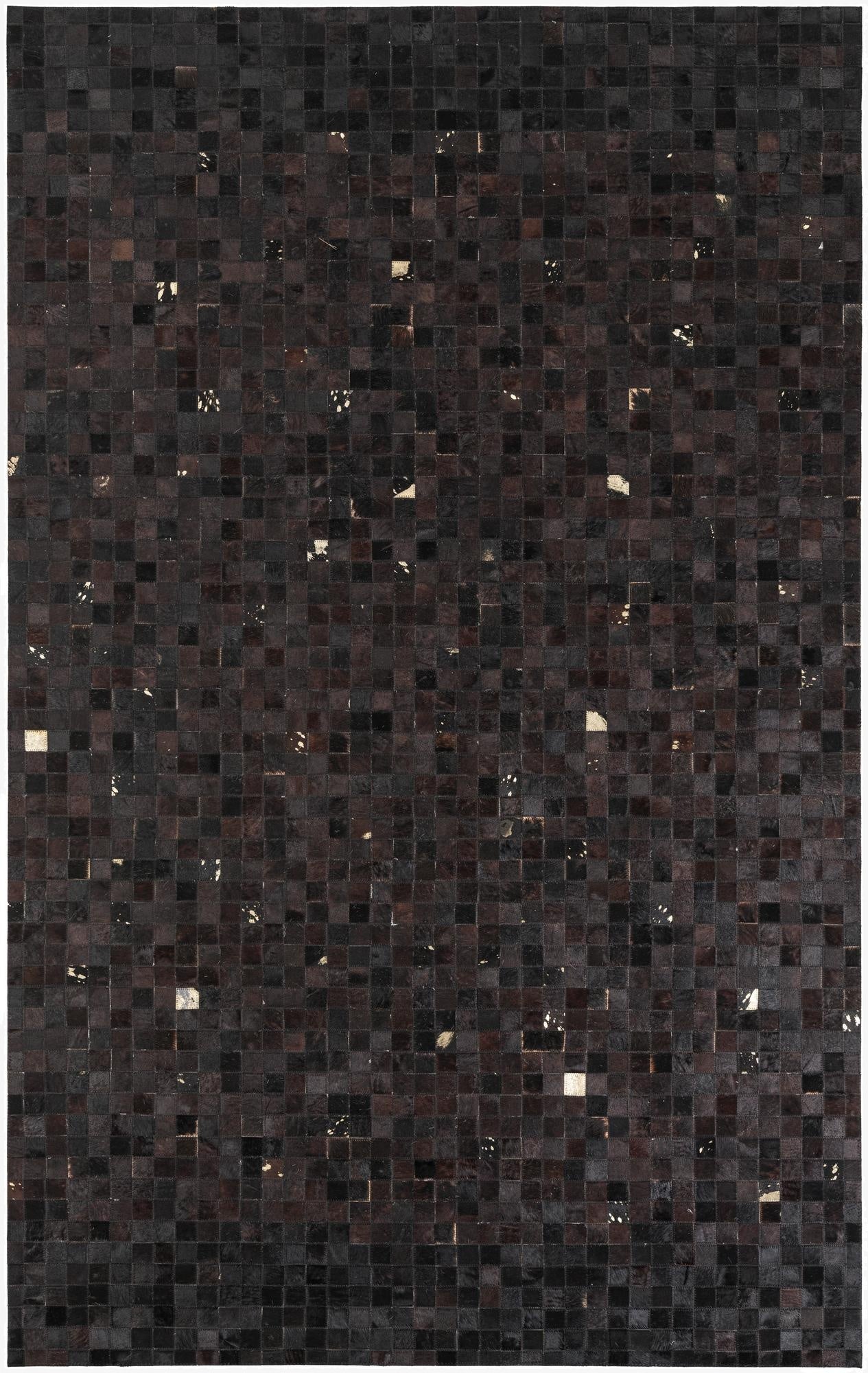 5' x 8' Cowhide Leather Rug