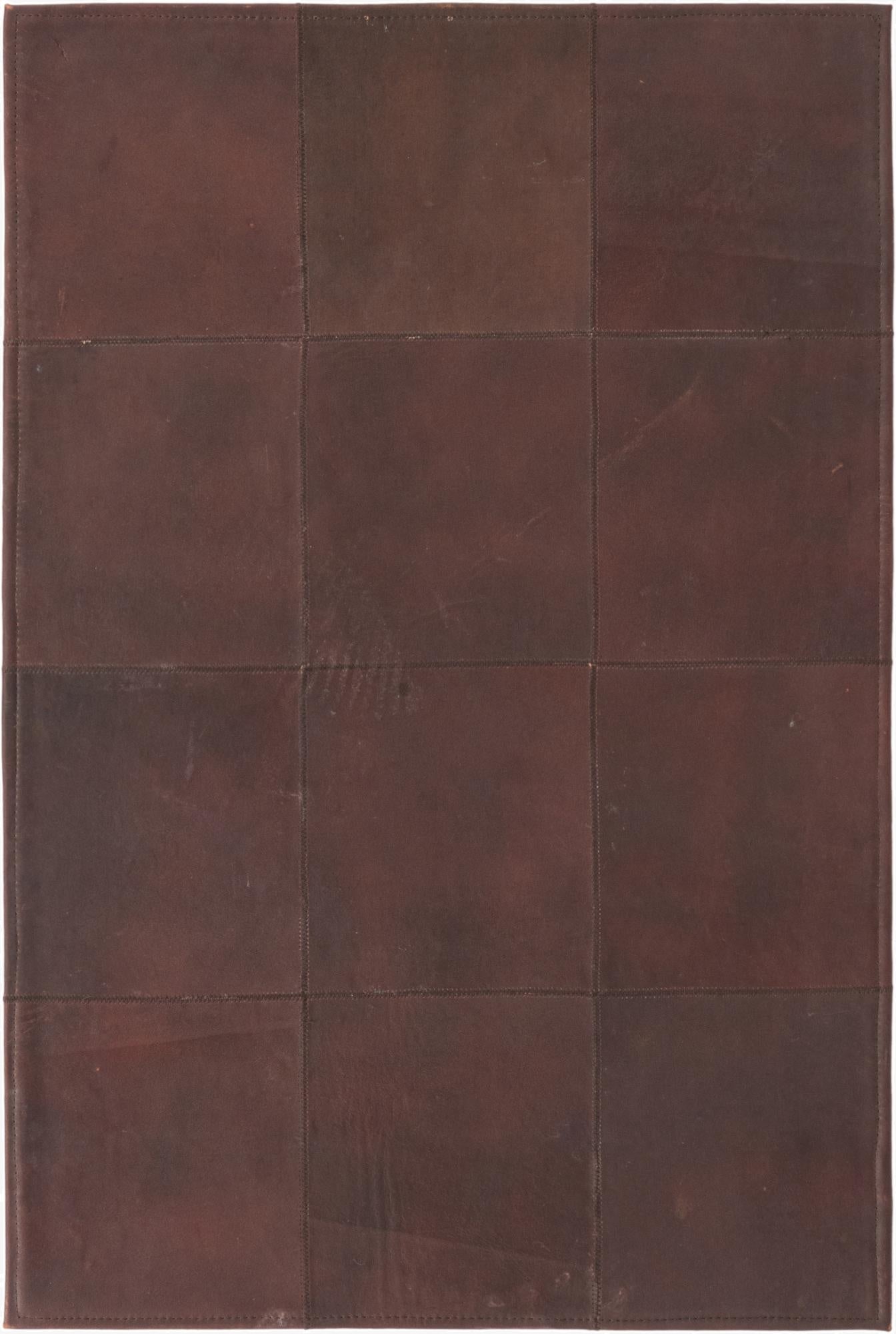 2' x 3' Cowhide Leather Rug
