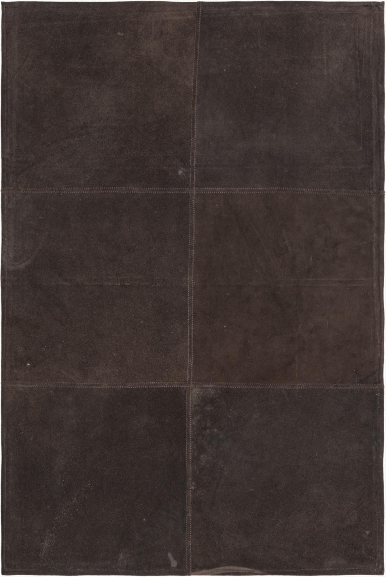 2' x 3' Cowhide Leather Rug