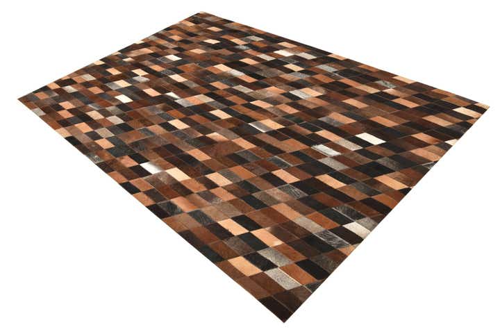 5' 1 x 7' 6 Cowhide Rug