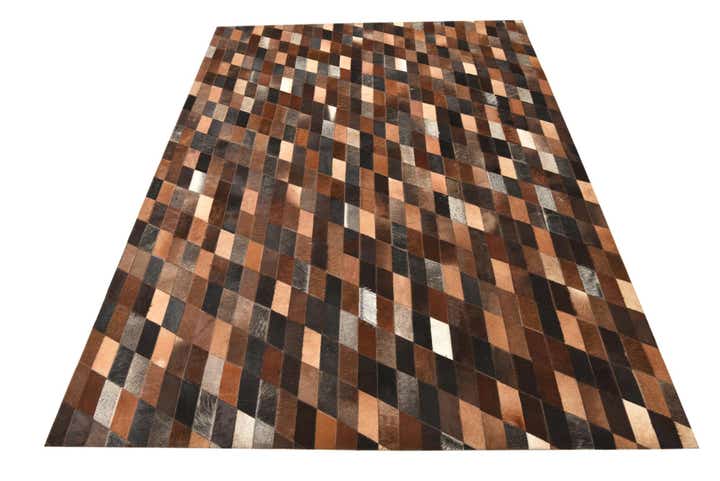 5' 1 x 7' 6 Cowhide Rug