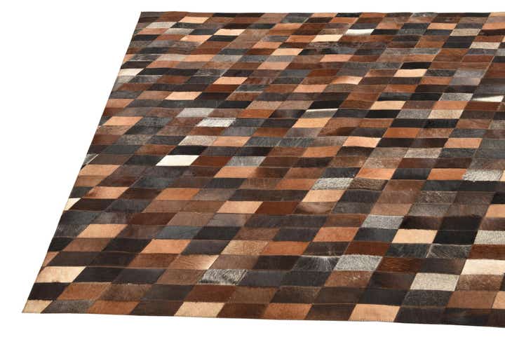 5' 1 x 7' 6 Cowhide Rug