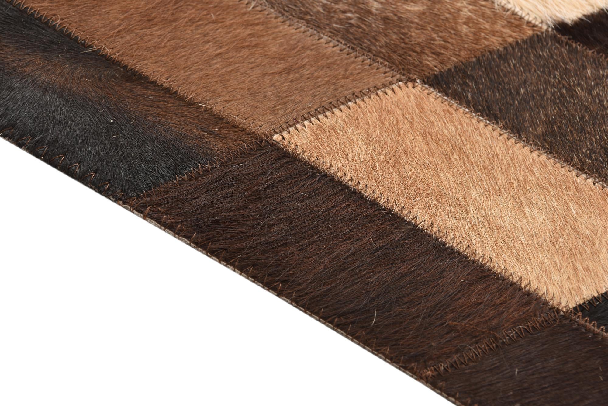 5' 1 x 7' 6 Cowhide Rug