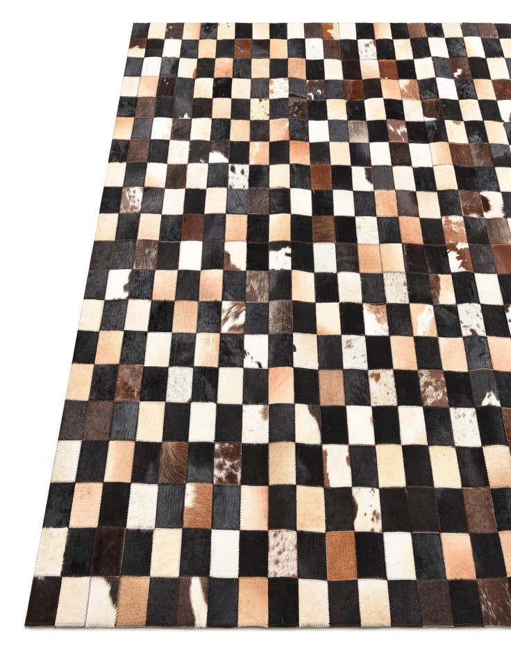 Detail image of 5' x 7' 10 Cowhide Rug