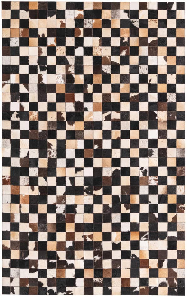 Detailfoto van 150cm x 245cm Cowhide Vloerkleed