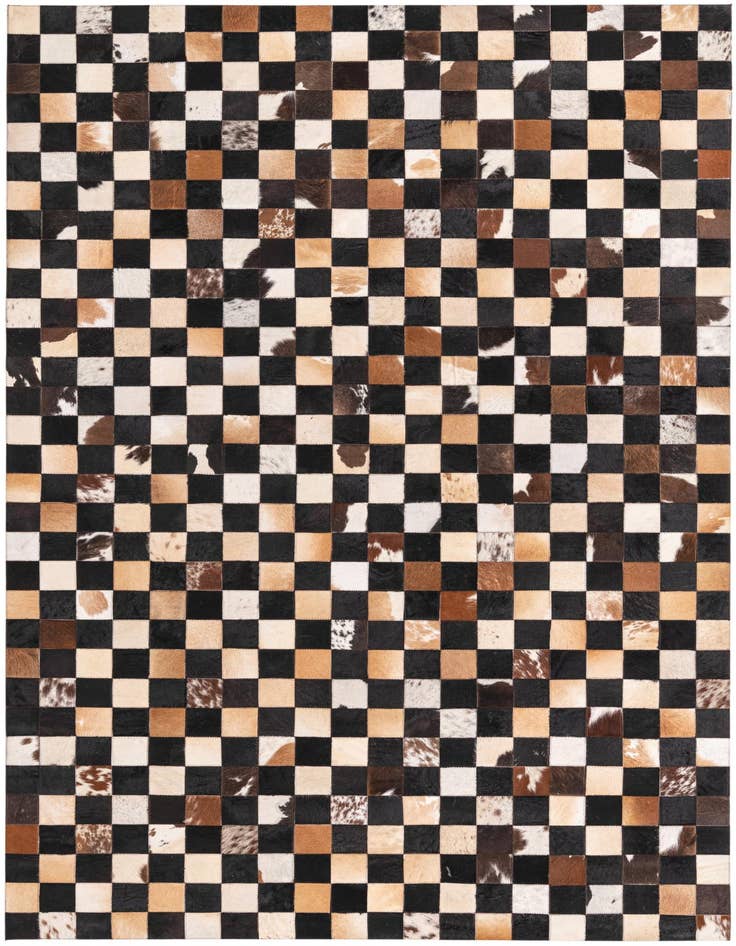 Detail image of 5' x 7' 10 Cowhide Rug