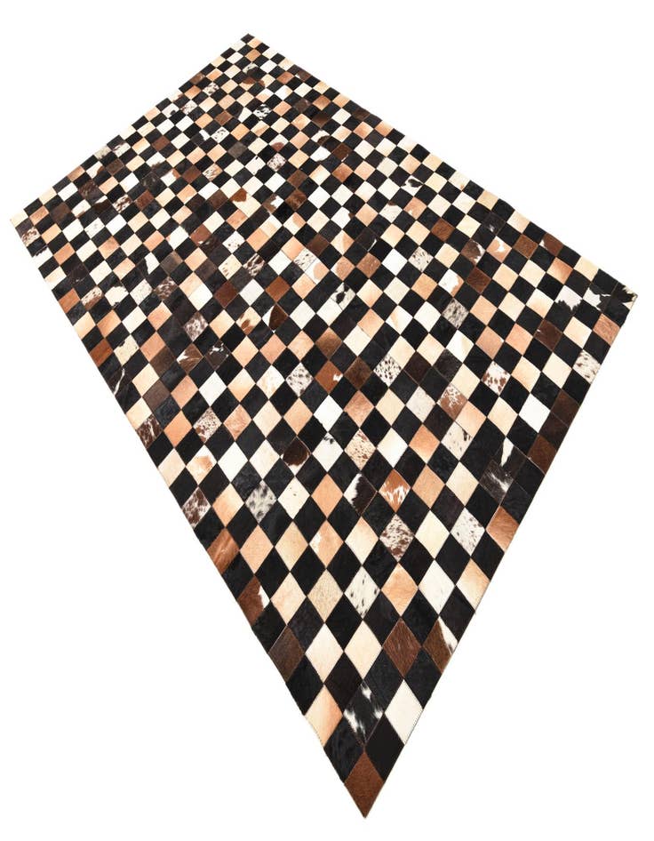 Detail image of 5' x 7' 10 Cowhide Rug