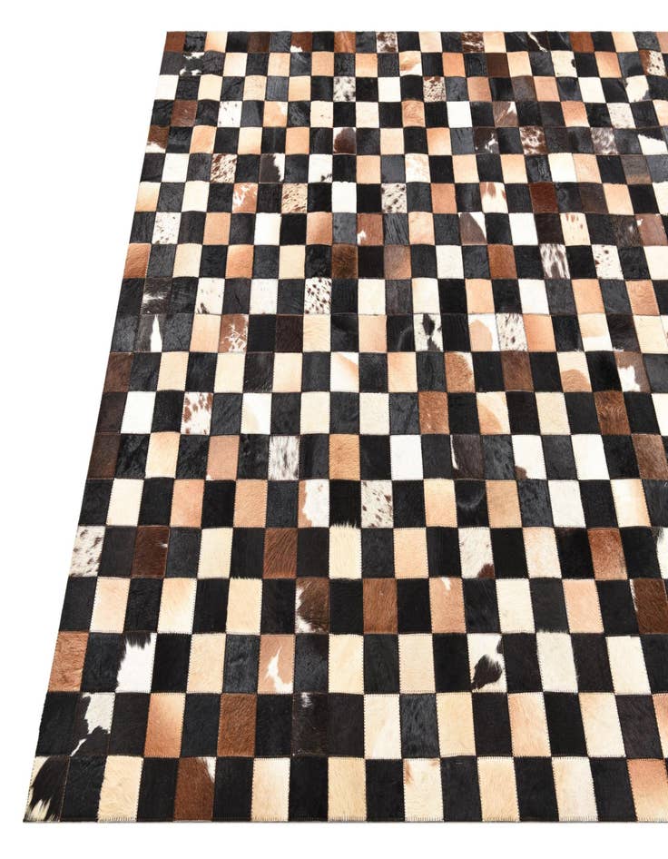 Detail image of 5' x 7' 10 Cowhide Rug