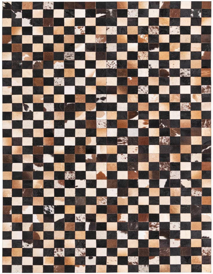 Detail image of 5' x 7' 10 Cowhide Rug