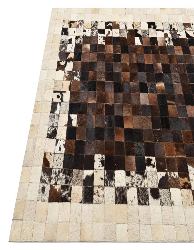 Detail image of 5' x 7' 10 Cowhide Rug