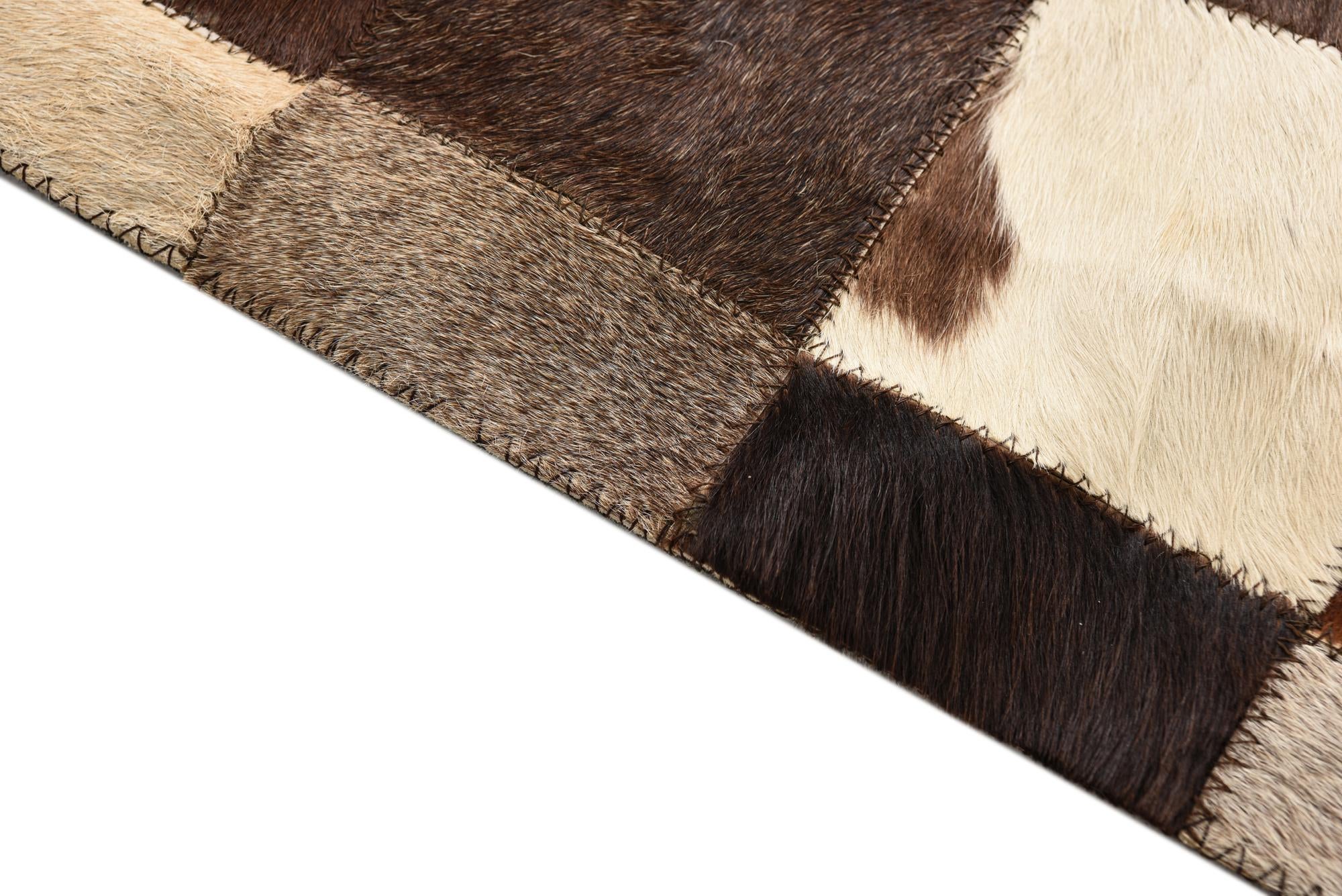 5' 8 x 7' 9 Cowhide Rug