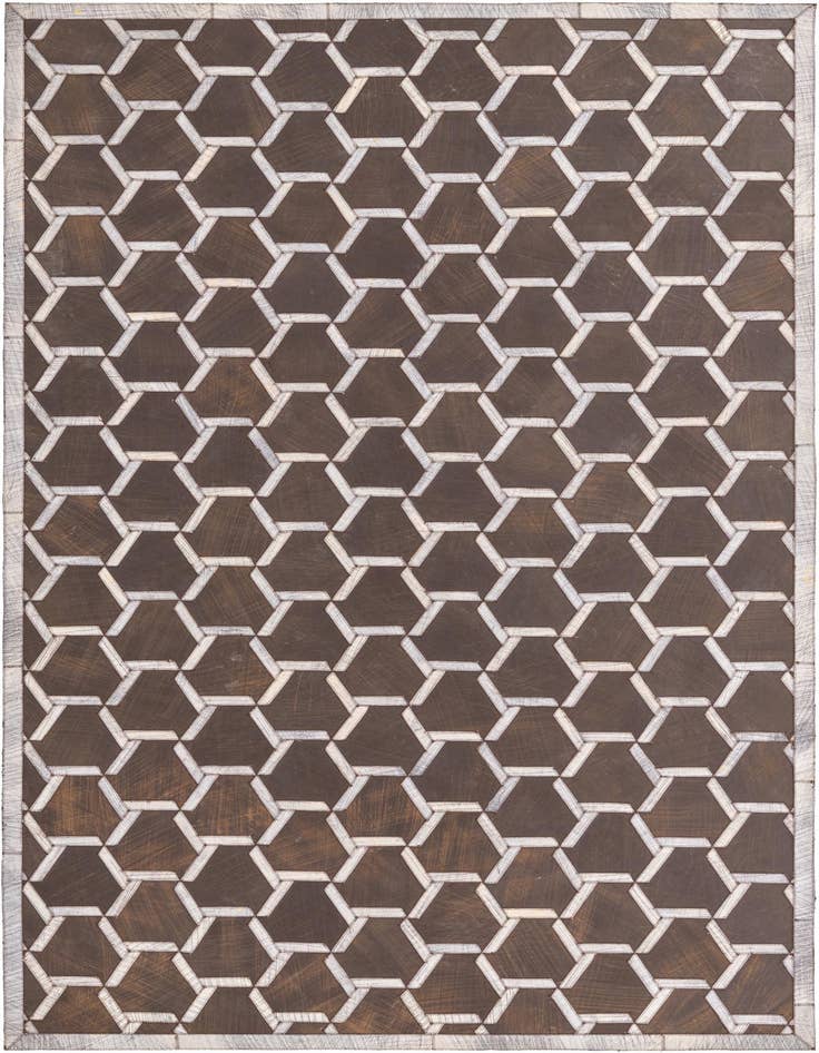 Detail image of 5' 2 x 8' 2 Cowhide Rug