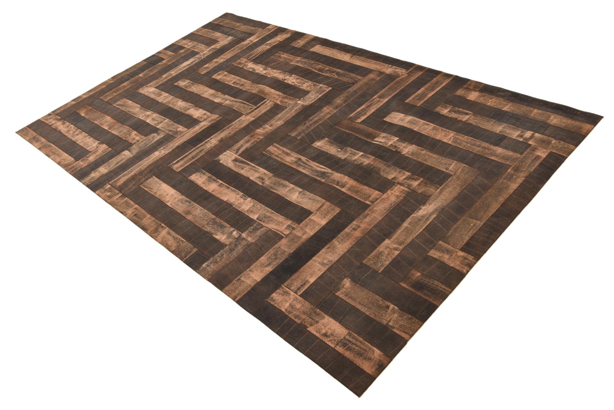 5' x 7' 10 Cowhide Rug