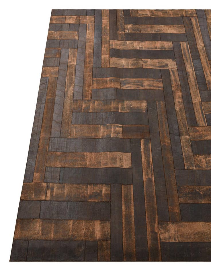 Detail image of 5' x 7' 10 Cowhide Rug