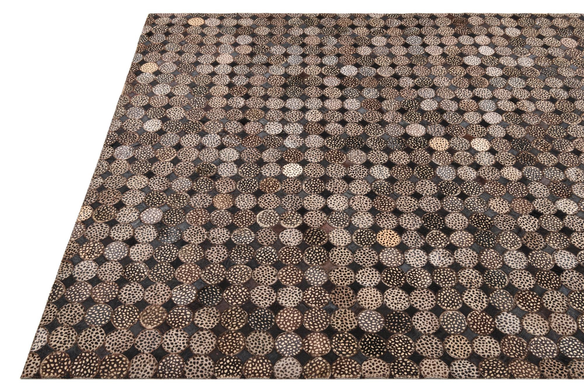 5' 1 x 7' 1 Cowhide Rug