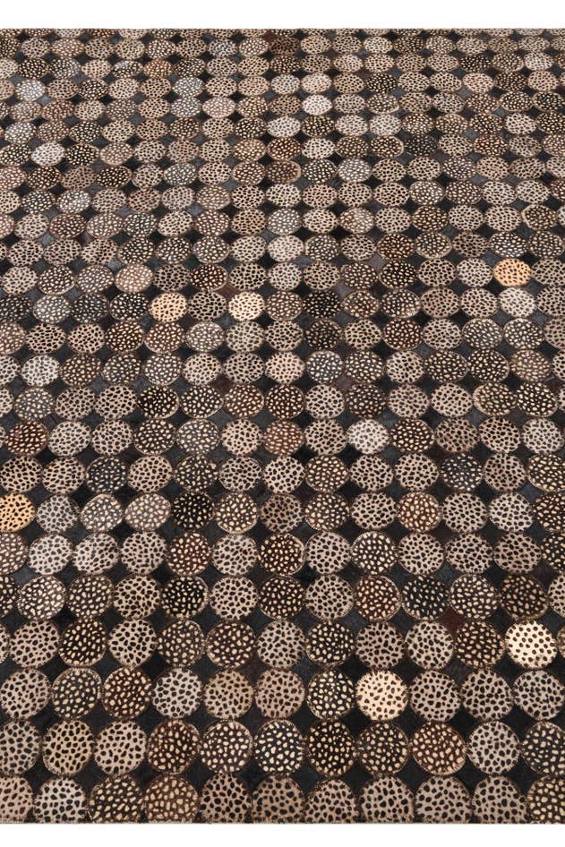Detail image of 5' 1 x 7' 1 Cowhide Rug