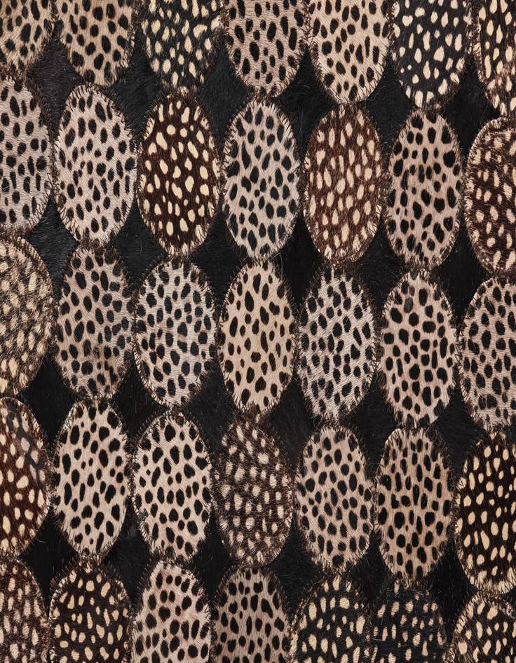 Detail image of 5' 1 x 7' 1 Cowhide Rug