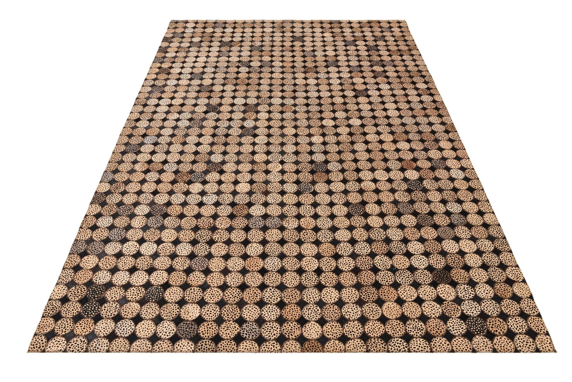 5' 3 x 7' 8 Cowhide Rug