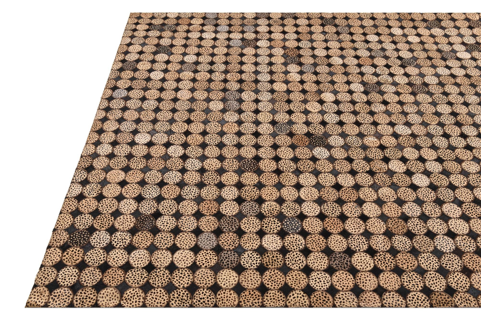 5' 3 x 7' 8 Cowhide Rug