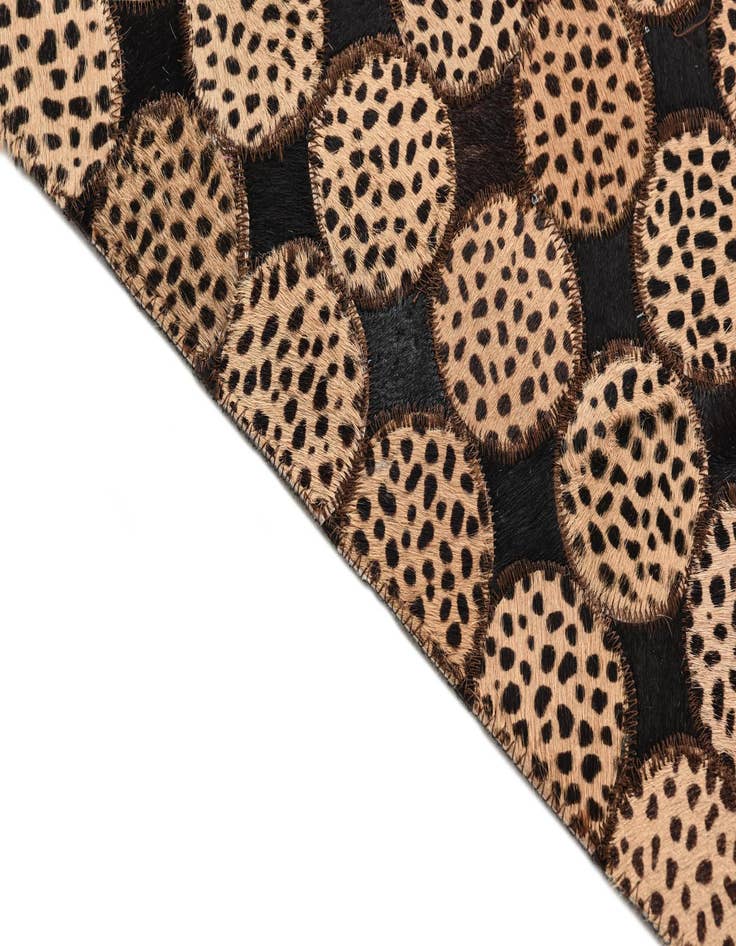 Detail image of 5' 3 x 7' 8 Cowhide Rug