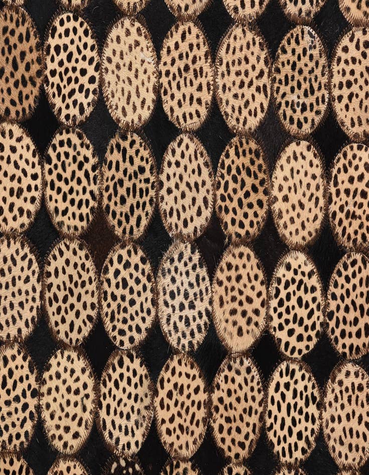 Detail image of 5' 3 x 7' 8 Cowhide Rug