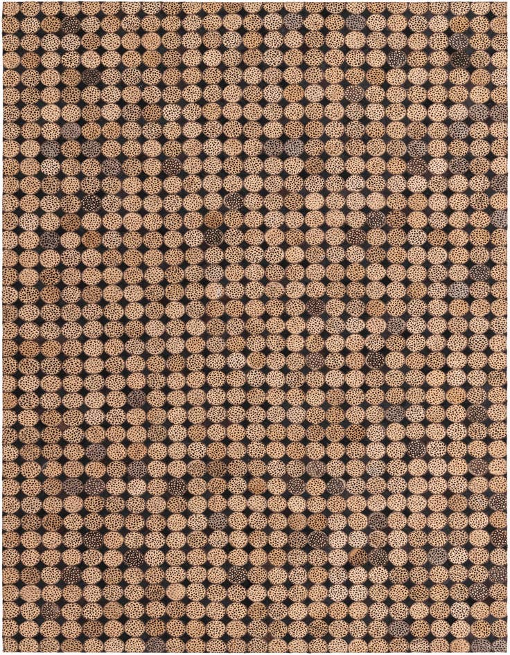 Detail image of 5' 3 x 7' 8 Cowhide Rug
