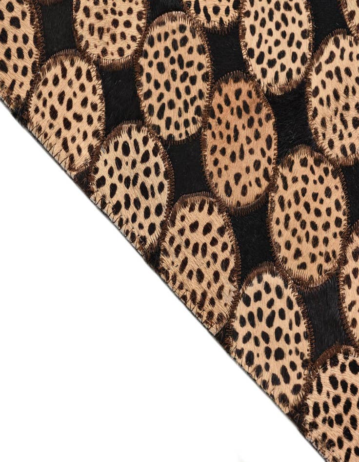 Detail image of 5' 3 x 7' 8 Cowhide Rug