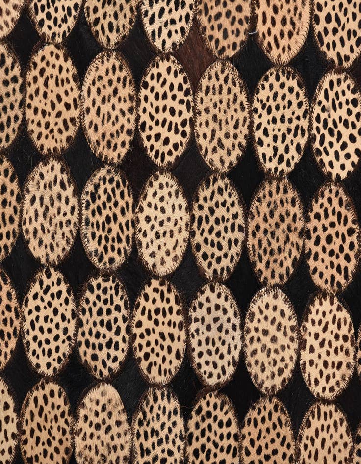 Detail image of 5' 3 x 7' 8 Cowhide Rug