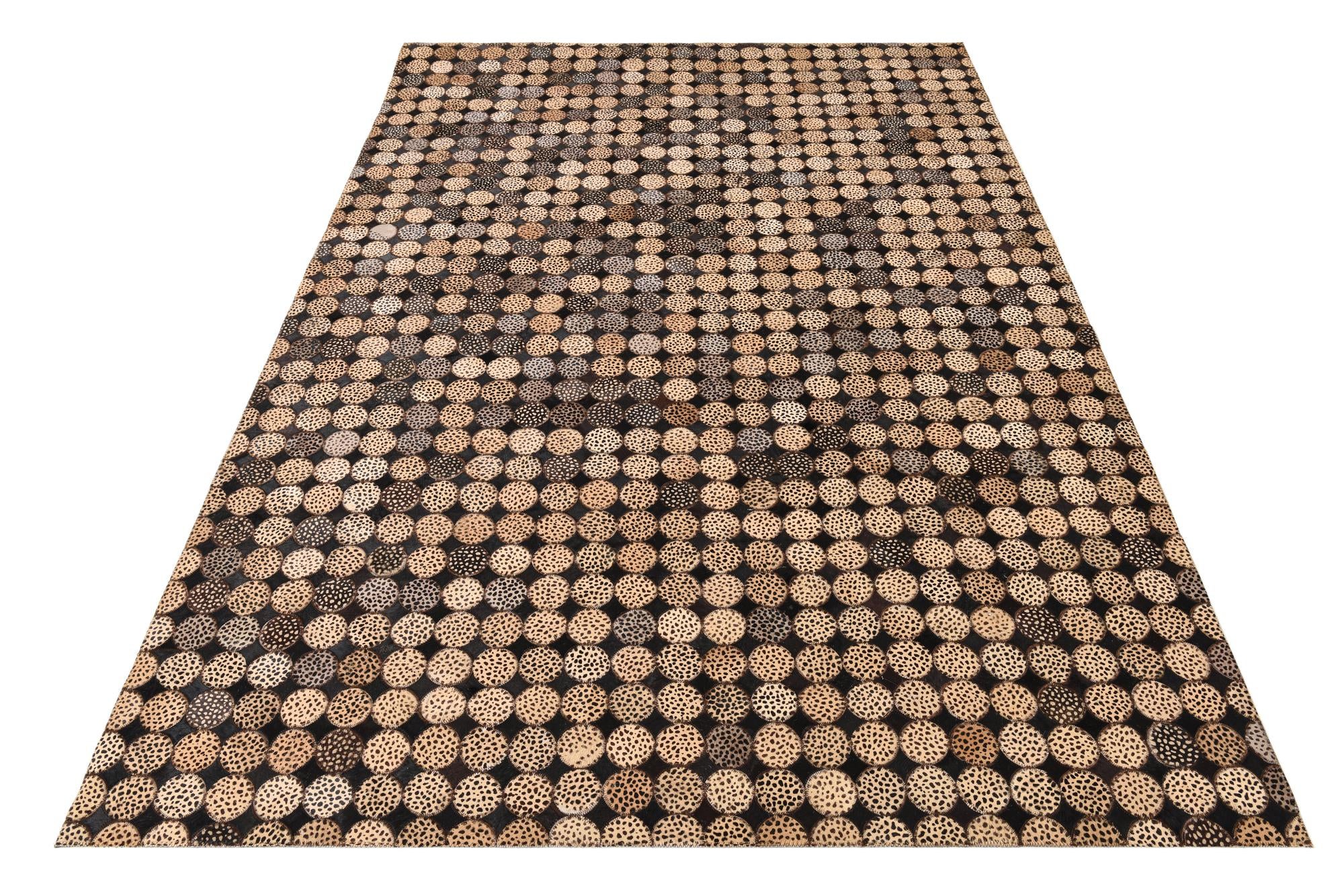 5' 2 x 7' 4 Cowhide Rug