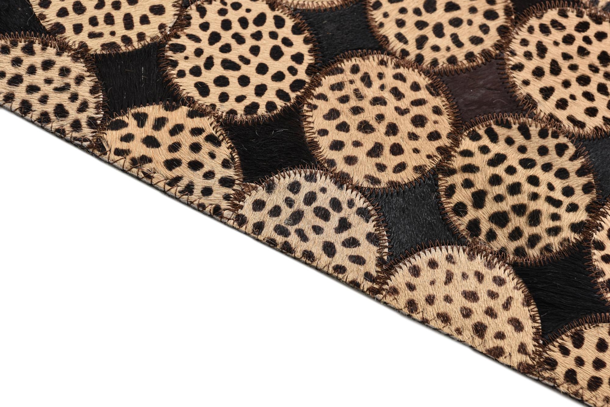 5' 2 x 7' 4 Cowhide Rug