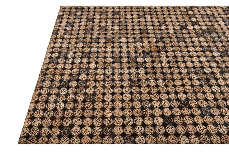 Detail image of 5' 2 x 7' 8 Cowhide Rug