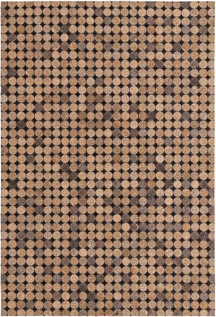 5' 2 x 7' 8 Cowhide Rug
