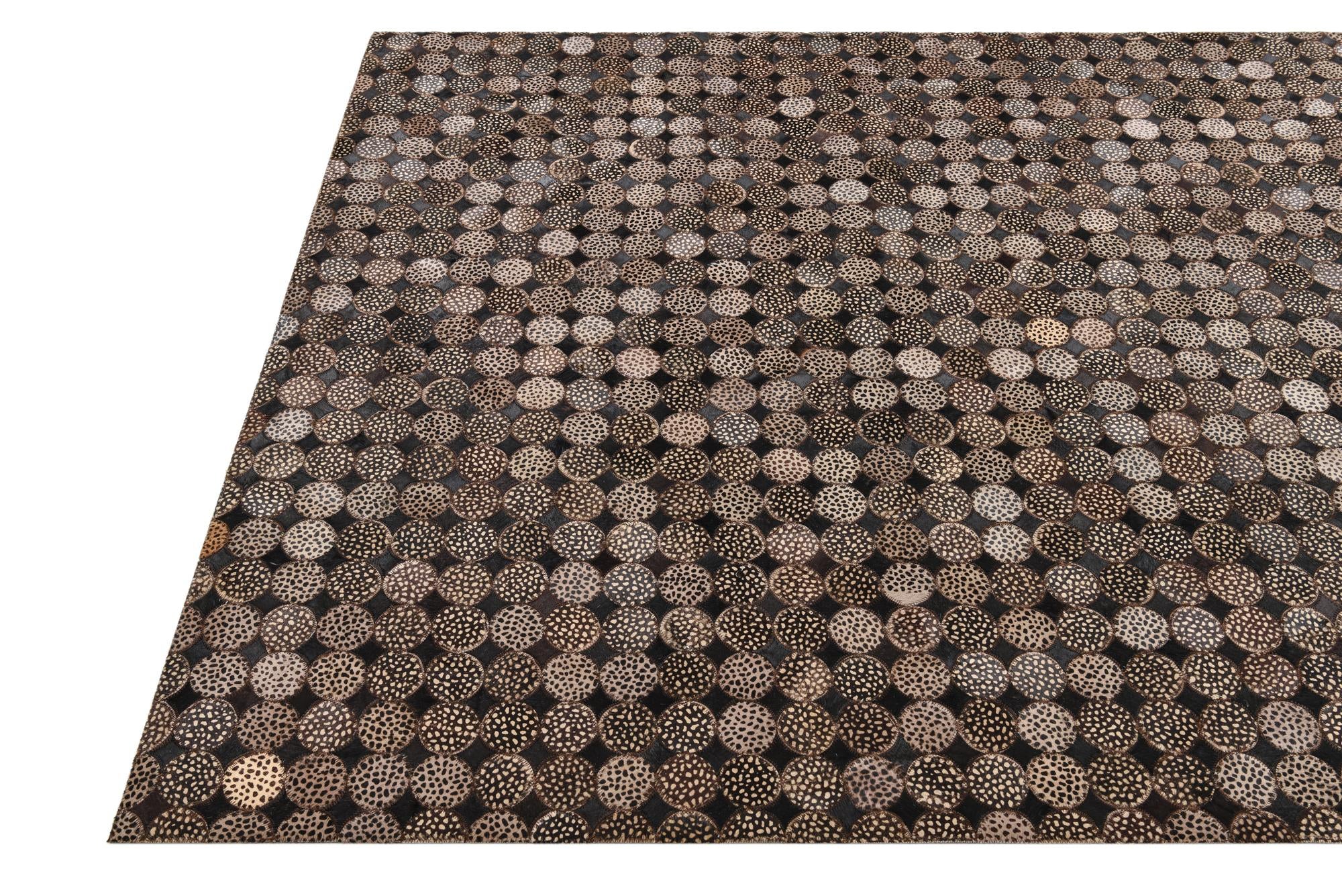 5' 3 x 7' 6 Cowhide Rug