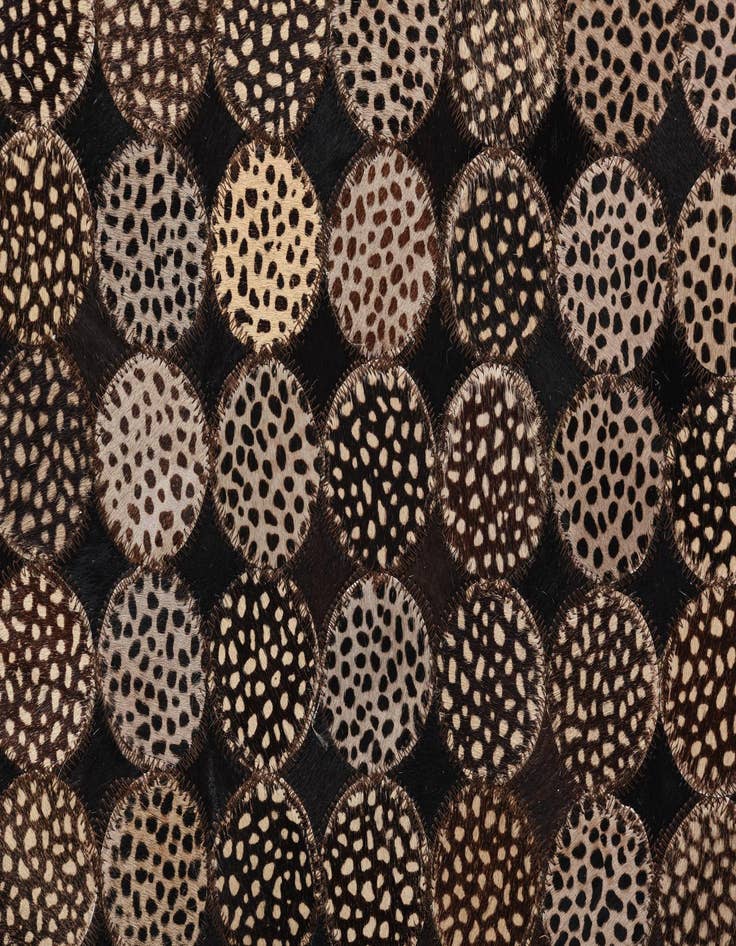 Detail image of 5' 3 x 7' 6 Cowhide Rug