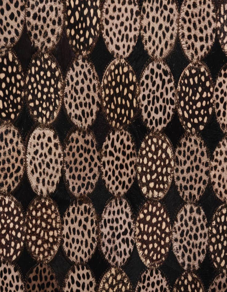 Detail image of 5' 3 x 7' 6 Cowhide Rug